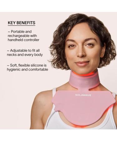 Solawave Neck & Chest Rejuvenating Mask | Light Therapy for Glowing Skin | Best Mask for Neck & Chest Care - Buy Online on GoSupps.com