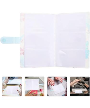 minkissy Nail Art Sticker Storage Album Collecting Album Nail Stickers Empty Storage Showing Holder Organizer for Nail Salon Women Girls Supplies Style 3 - Buy Online on GoSupps.com