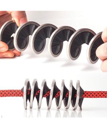 Zaagot Stainless Steel Nylon Rope Cord Brush for Rock Climbing Rope Brush Cleaning Brush Rope Portable Wash Rope Tools Nylon + Stainless Steel - Buy Online on GoSupps.com