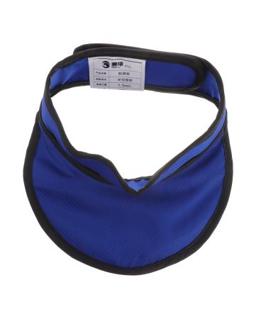 Mobestech Protective Collar Thyroid Shield Cover Protector X Protector Xray Protector Protection Collar Protection Hospital Supplies Hospital Supplies Blue Riot 59X15.5CM Blue