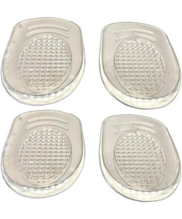 4 Pairs Comfort Heel Pad Silicone Insoles | Half Insole Shoe Pads for Pain Relief - International Shipping Available - Buy Online on GoSupps.com