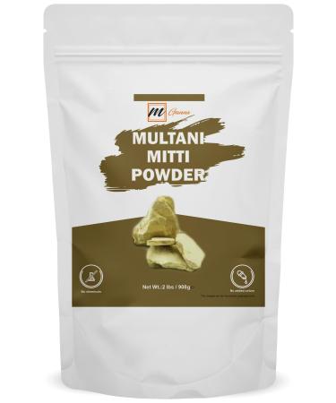 100% pure naturelle 0 9 kg boue purifi e Multani Mitti | Poudre d'argile Fullers Earth de qualit cosm tique | Masque facial naturel 2 livres / 908 GMS