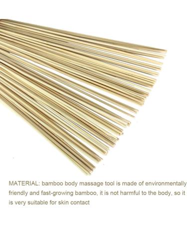 Natural Bamboo Massage Devices - Back & Neck Tappers Stick & Hammer Health Tools - Buy Online on GoSupps.com