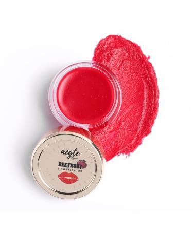 Organics Beetroot Lip & Cheek Tint Balm For Women 100% Organic & Helps Lighten Dark Lips Edible Formulation Helps Nourish & Hydrate Dry Chapped Lips (5 Grm) red (Buy 2 Quantity Get 1 Quantity Free)