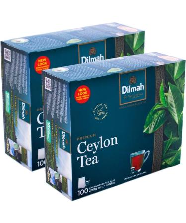 Dilmah Premium 100 Tea Bags x 2 Pack (Total 200 Bags) - Buy Online on GoSupps.com
