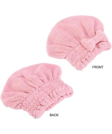 Morechioce Haarurban Hat - Quick-Dry Microfiber Hair Dryer Towel Wrap for Ladies | High-Suction Pink Hair Towel - Buy Online on GoSupps.com
