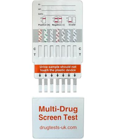 7-Panel Urine Drug Testing Kit for Home or Work with Detailed Instructions - Buy Online on GoSupps.com