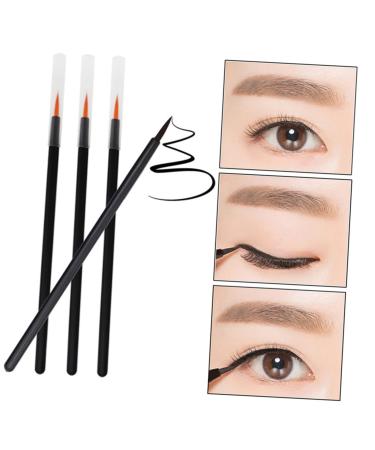 Beatifufu 50pcs Disposable Eyeliner Brush Eye Makeup Brush Fine Eyeliner Brush Small Eyeliner Brush