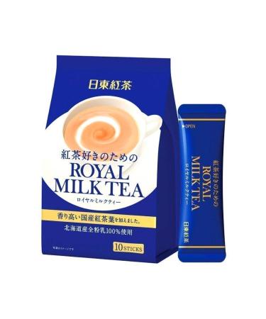 Nitto Kocha Royal Milk Tea Twin Pack - 20 Pouches, Hot or Cold, 10 Count x 2 Packs - Buy Online on GoSupps.com