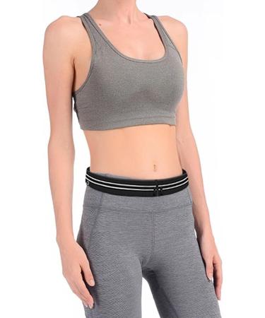 Ultralight Running Belt for Mobile Phone | Sports Waist Bag for Jogging & Fitness | Men's & Women's Black Running Bag - Buy Online on GoSupps.com