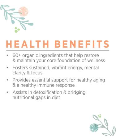 PURE SYNERGY Superfood | 270 Capsules | Certified Organic | Non-GMO | Green Superfood for Energy and Wellness - Buy Online on GoSupps.com