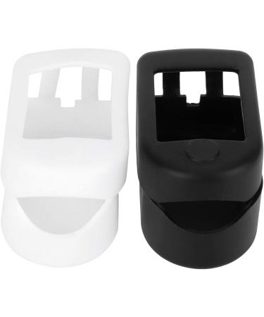 KIMISS Silicone Oximeter Case - 2-Pack Portable Protective Cover for Pulse Monitor (Black & White) - Ideal for Travel - Buy Online on GoSupps.com