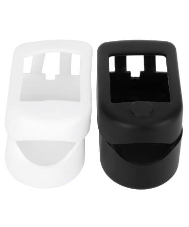 Tomanbery Oximeter Cover - Durable Fingeling Pulse Housing for Travel & Home (Black & White) - Flexibility & Comfort - Buy Online on GoSupps.com
