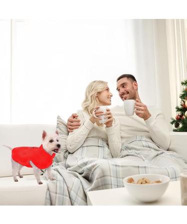 Red XL Dog Coat & Sweater for Small Dogs | Chihuahua Clothing | Winter Apparel for Indoor & Outdoor Use - Buy Online on GoSupps.com