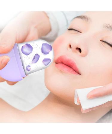 Buerfu Ice Face Roller Small Ice Cube Roller - Silicone Ice Face Roller Cube Ice Roller for Face and Eye Facial Beauty Ice Roller Skin Care Tools Purple - Buy Online on GoSupps.com