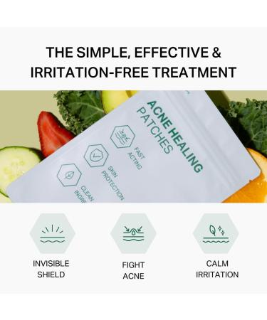 Y OUR Healing Acne Patches - Hydrocolloid Bandages for Pimple & Blackhead Removal | Effective Overnight Treatment Dots for Blemishes & Zits - Clear Skin Solution - Buy Online on GoSupps.com