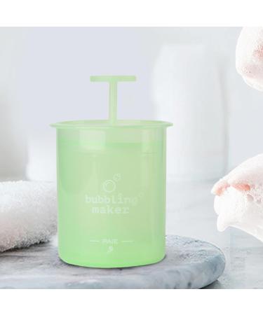 Foam Maker Manual Bubble Foamer Quick Foam Cleansing Foaming Maker Ergonomic Skincare Facial Cleansing Tool Wash Facial Skin for Travel Green - Buy Online on GoSupps.com