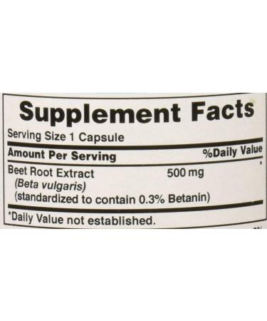 Puritans Pride Beet Root Extract 500mg - 90 Count | Natural Nitric Oxide Booster - Buy Online on GoSupps.com