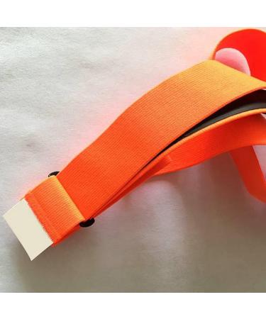 FITTG 2 Elastic Bands for Geonaute H7 Heart Rate Chest Strap - Orange | International Shipping Available - Buy Online on GoSupps.com