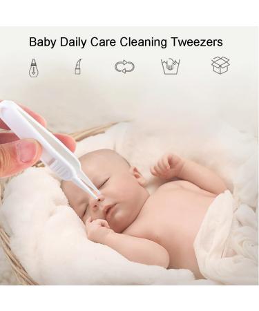 WeddHuis 4 Pack Baby Nose Tweezers - Safe Nose Cleaning Tweezers for Infants | Gentle Baby Safety Tool - Buy Online on GoSupps.com