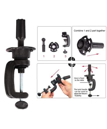 14 Inch Mannequin Head with 100% Real Hair for Hair Styling Practice | Cosmetology Training Manikin Head with Stand - Buy Online on GoSupps.com