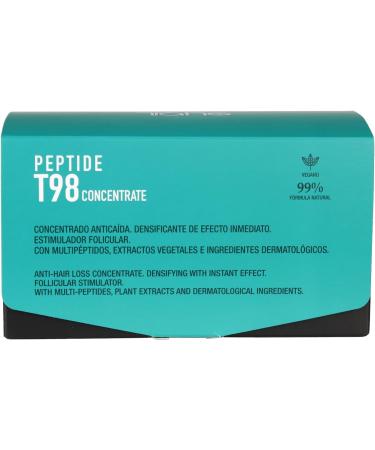 Tahe Peptide T98 Vegan Densifying Anti-Hair Loss Concentrate with Multi-Peptides 99% Natural Formula 6 x 10 ml - Buy Online on GoSupps.com