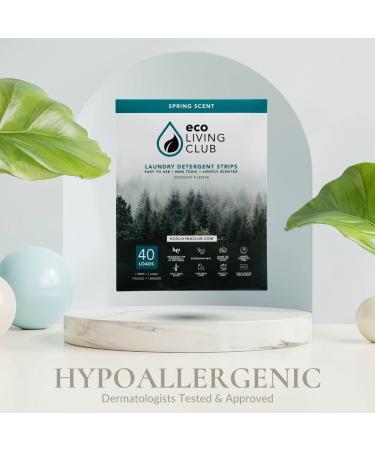 Laundry Detergent Sheets - Hypoallergenic Eco-Friendly Biodegradable & Cruelty-Free - Travel Friendly (Unscented 80 Loads - Buy Online on GoSupps.com