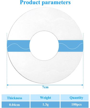 100 Pieces Freestyle Libre Waterproof Skin-Friendly Adhesive Plaster | Transparent Round Adhesive for Libre 1 2 & 3 Sensors - Buy Online on GoSupps.com