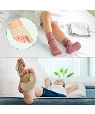 VINGVO Gel Bunion Corrector Toe Straightener - 1 Pair Set for Hallux Valgus Pain Relief - Silicone Separators & Pad - Fleshcolor - Buy Online on GoSupps.com