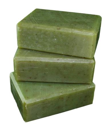 Traverse Bay Bath and Body- All natural handmade cold process bar soap, Eucalyptus and Peppermint, made in the USA, essential oils. 3 bar pack 15 + oz. For men and women, face and body.
