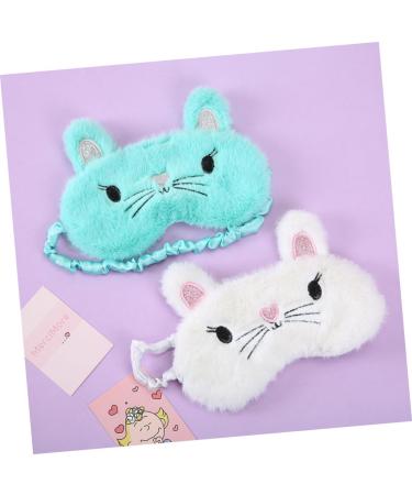 GLEAVI Travel Eye Mask - Comfortable & Breathable Eye Shade for Sleep & Travel | Fluffy Eye Cover & Cat Facial Mask - Perfect for Kids & Adults - Buy Online on GoSupps.com