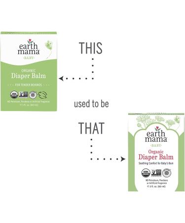 Earth Mama Organic Diaper Balm | EWG Verified, Petroleum & Fragrance-Free | Calendula for Sensitive Skin | 2-Fluid Ounce - Buy Online on GoSupps.com