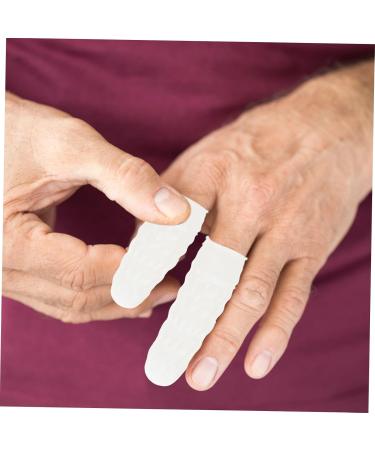 Buy Hemobllo 100pcs Nitrile Finger Cots - Portable Finger Protection Covers for Household Use | Durable & Comfortable Finger Sleeves - Buy Online on GoSupps.com