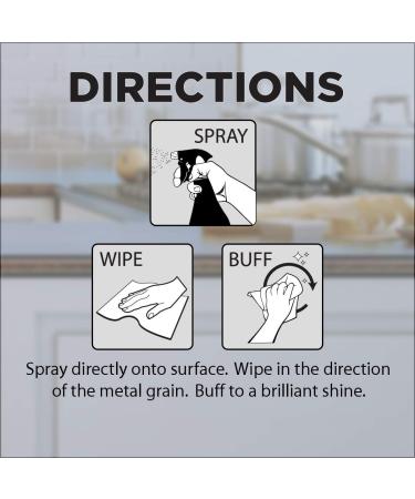 Weiman Stainless Steel Cleaner & Polish - Fingerprint Protection & Streak-Free Shine - 20 fl. Oz - International Shipping Available - Buy Online on GoSupps.com
