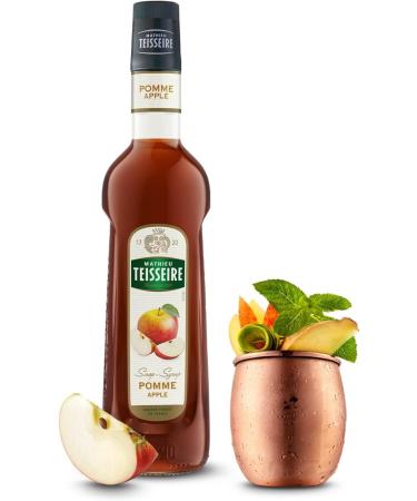 Apple Syrup Mathieu Teisseire for drinks cocktails with or without alcohol sodas 70cl bottle - Buy Online on GoSupps.com