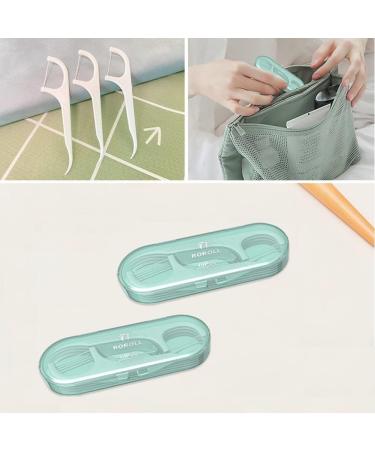 Wudaizhi Floss Toothpick Set - 2 Boxes of Dental Picks Mouth Cleaning Tools & Storage Case for Family Travel - Buy Online on GoSupps.com