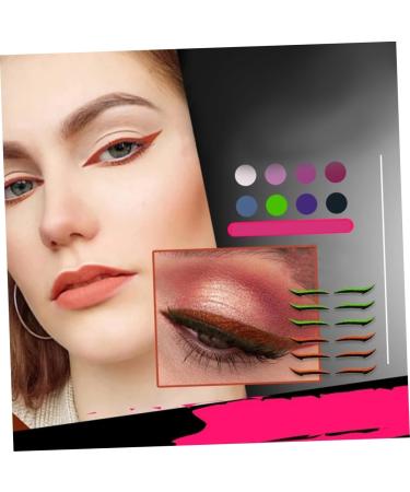 BELLIFFY 6pcs Eyeliner Eyelash Tape Double Eyelid Stickers Adhesive Eye Line Strip Double Eyelid Tape Plastic - Buy Online on GoSupps.com
