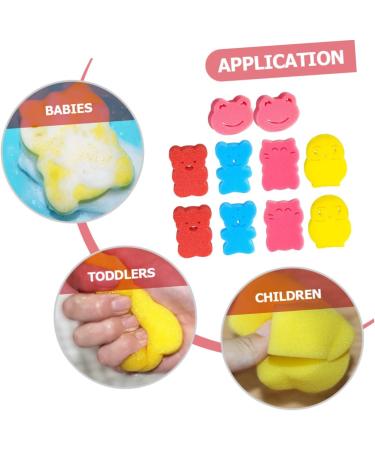 Beavorty 20 Pcs Soft Bath Sponge & Loofah Set for Children - Gentle Scrubber for Shower & Bath Time - Perfect Toddler Cleanser - Buy Online on GoSupps.com