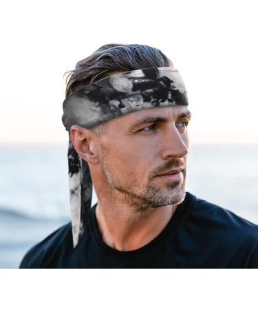 Whaline 6Pcs Tie Dye Sport Headband Set - Elastic Non-Slip Head Wrap for Men and Women | Perfect for Working Out, Running, and Athletics | Multicolored Sweatband Set - Buy Online on GoSupps.com
