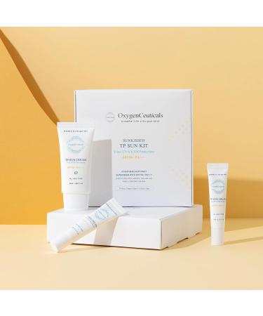 SunKissed TP SUN KIT | Ultimate Sun Protection Facial Kit for Face - Defend Against UV Rays | 3 Products Included - Buy Online on GoSupps.com