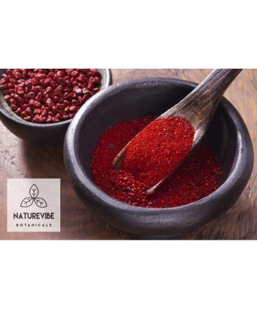 Naturevibe Botanicals Organic Annatto Seeds 10 Ounces - Achiote Whole Seeds for Cooking and Baking - Buy Online on GoSupps.com