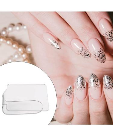 Clear Nail Palette & Makeup Mixing Tray - Perfect Foundation Mixing Plate for Manicure and Makeup Application | International Shipping Available - Buy Online on GoSupps.com