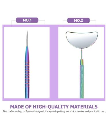 Buy Beavorty Eyelash Stick Set - Large Lash Mirror Separator Tool & Organizer - Perfect for Eyelash Grafting & Beauty Essentials - Buy Online on GoSupps.com