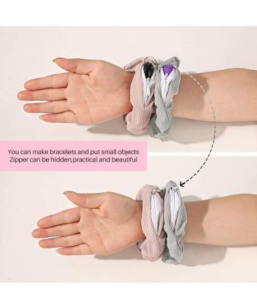 Rapoyo 4-Piece Colorful Hair Ties with Zipper Bag | Stylish Scrunchies & Elastic Hair Bands for Women & Girls - Perfect Ponytail Accessories - Buy Online on GoSupps.com