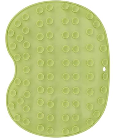 Foot Scrubbing Mat & Massager - Multifunctional Shower Scrubber with Non-Slip Suction Cup for Enhanced Foot Circulation (Green) - Buy Online on GoSupps.com
