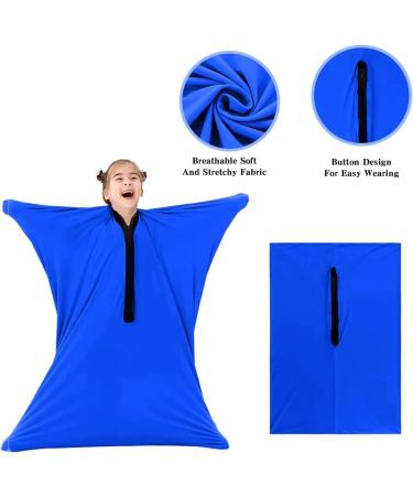WGUST Body Sock Sensory Sox Deep Pressure Stimulation for Children and Adults with Sensory Proceessing Disorders Or Autism (Color : Blue Size : L/Large-71 * 142cm) L/Large-71*142cm Blue - Buy Online on GoSupps.com