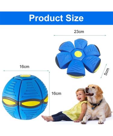 Buy Interactive Dog Frisbee Ball - Perfect Flying Toy for Dogs Training & Catching | International Shipping - Buy Online on GoSupps.com