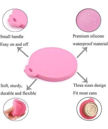 NUDFSY 8 Pieces Pet Can Lids for Dog Food Tins Universal Silicone Cat Food Can Covers for Tins BPA Free Dishwasher Safe (Blue Orange Green Pink - Buy Online on GoSupps.com