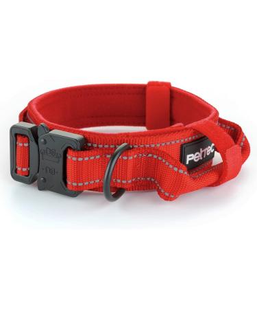 Buy Pettec Neoprene & Nylon Dog Collar Softly Padded Water-Repellent Adjustable for Small & Large Dogs Red L (51-61 cm) Durable & Comfortable - Buy Online on GoSupps.com