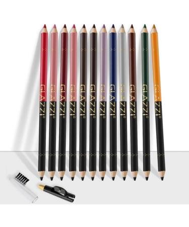 CANIGHT 12pcs Lip Liner Eyeliner Lip Liner Pencil Eye Makeup Pen Black Waterproof Eyeliner Plastic - Buy Online on GoSupps.com